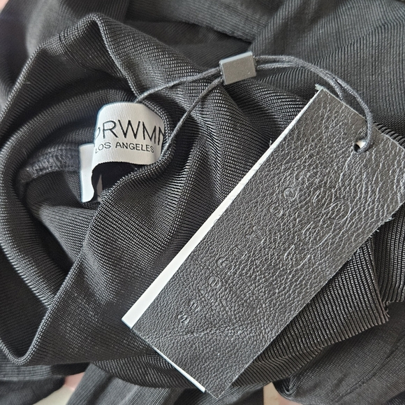 New PRWMN Turtle Neck Maxi Dress Black size S NWT MSRP $395 - Picture 6 of 8